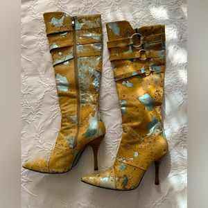 Juno New York calf hair boots